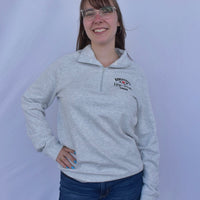 Hip-Town 1/4 Zip Mock Neck