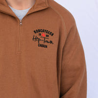 Hip-Town 1/4 Zip Mock Neck