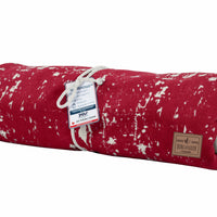 Bobcaygeon Canadian Flag Blanket Red/White One Size