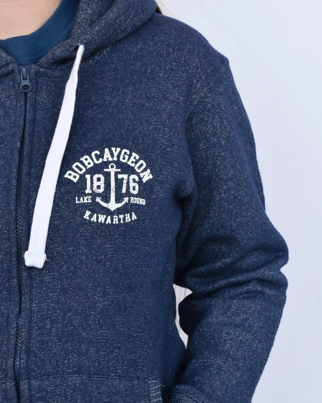 Bobcaygeon Thin Anchor Full Zip Hood