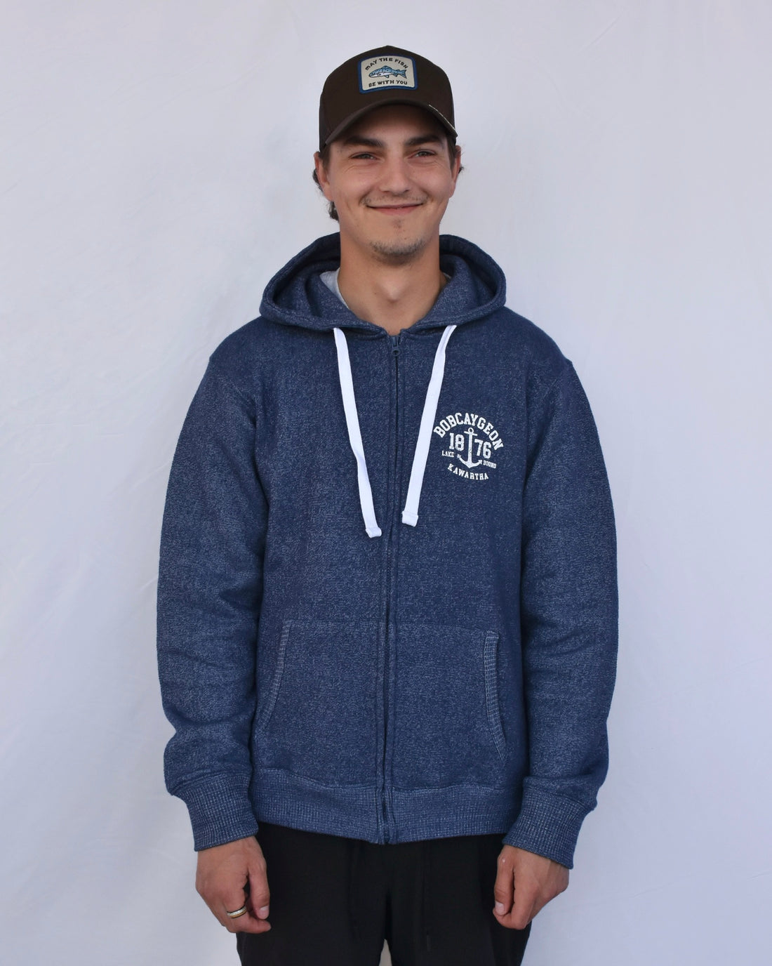 Bobcaygeon Thin Anchor Full Zip Hood