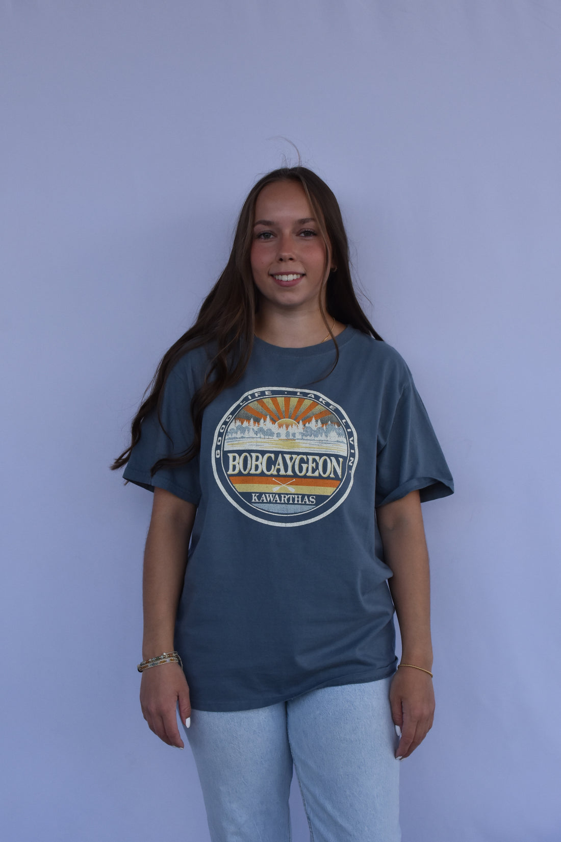 Bobcaygeon Kawarthas Good Life Lake Livin T-Shirt