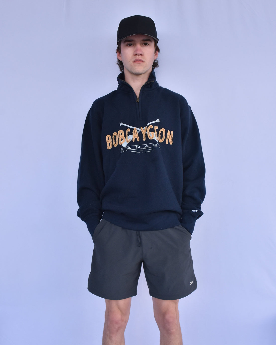 Bobcaygeon Cross Paddles 1/4 Zip Sweater
