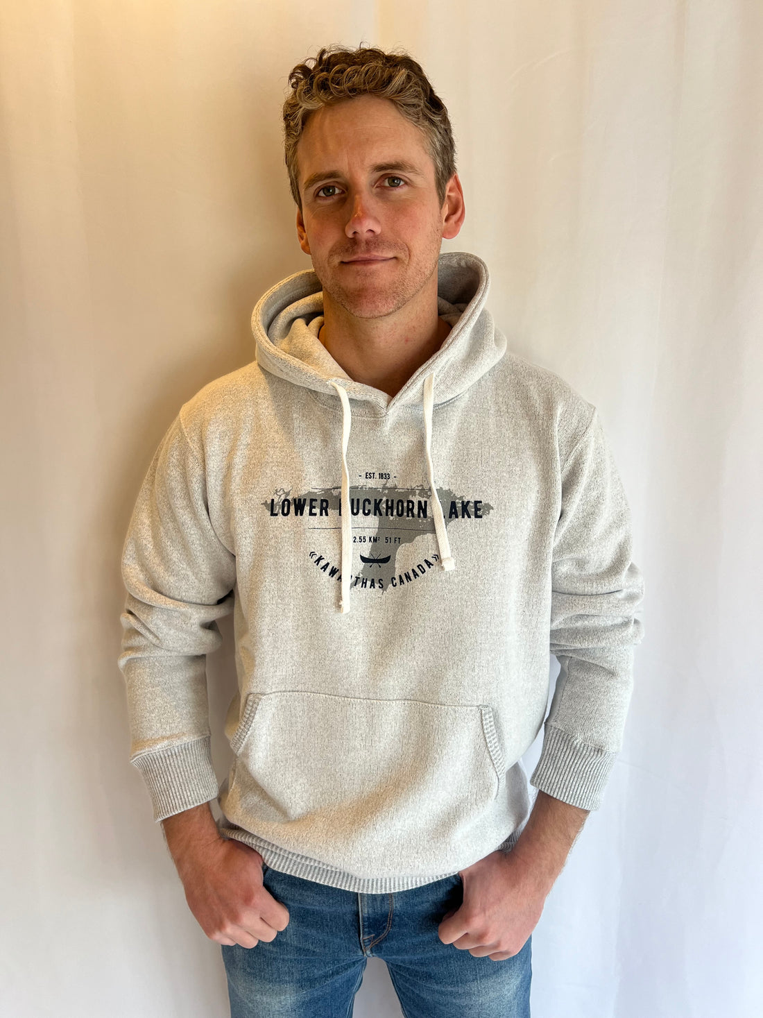 Lower Buckhorn Lake Nantucket Fleece Hoodie
