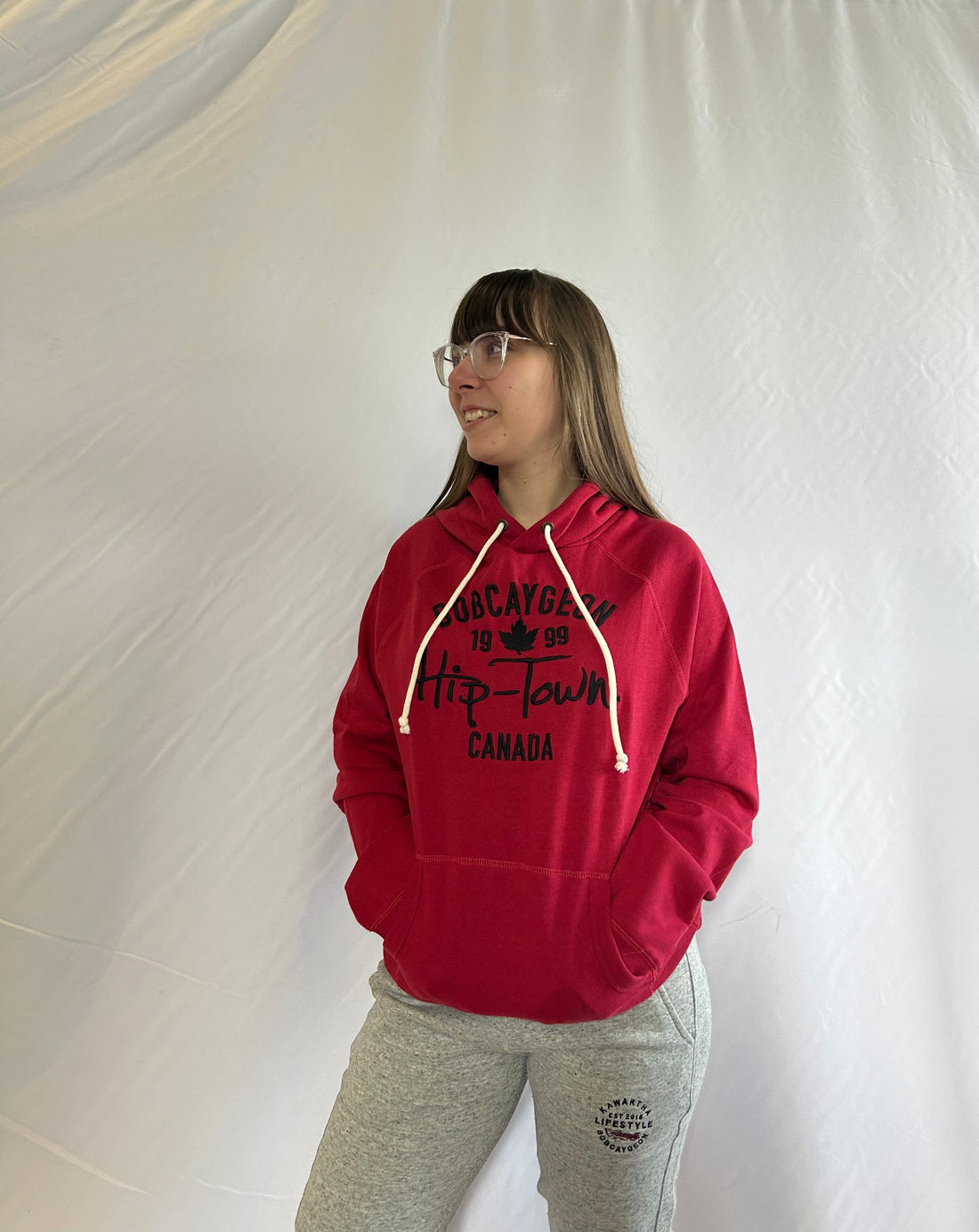 Hip-Town Bobcaygeon Embroidered Hoodie