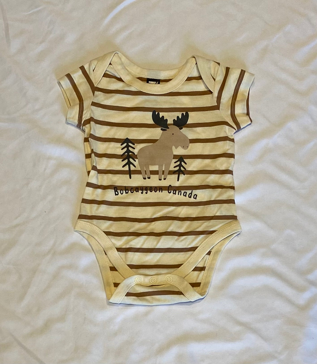 Bobcaygeon Baby Moose Onesie