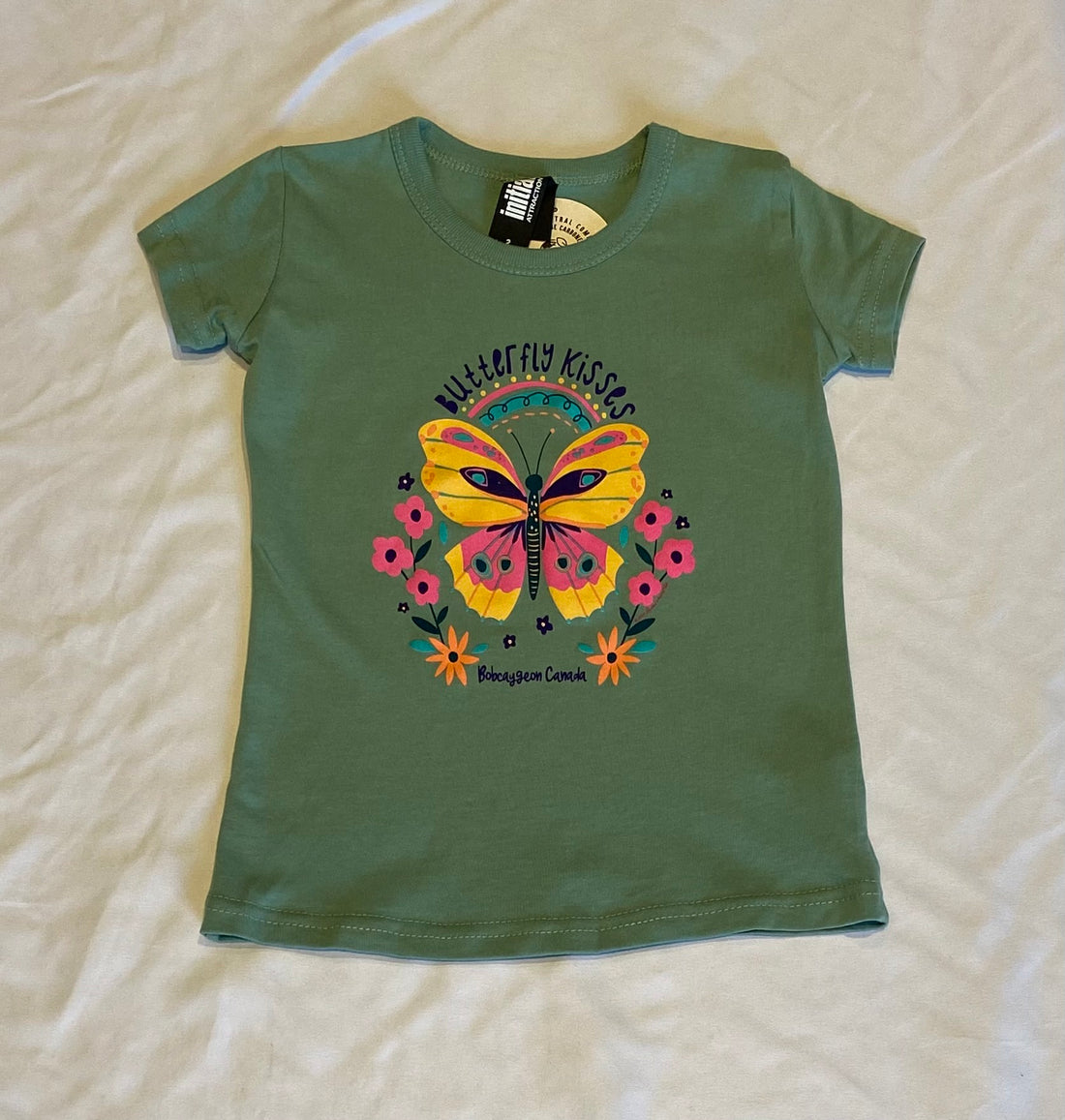 Bobcaygeon Butterfly Kisses Toddler T-Shirt