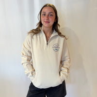 Kawartha Lifestyle  Bobcaygeon Boat Logo 1/4 Zip Sweater