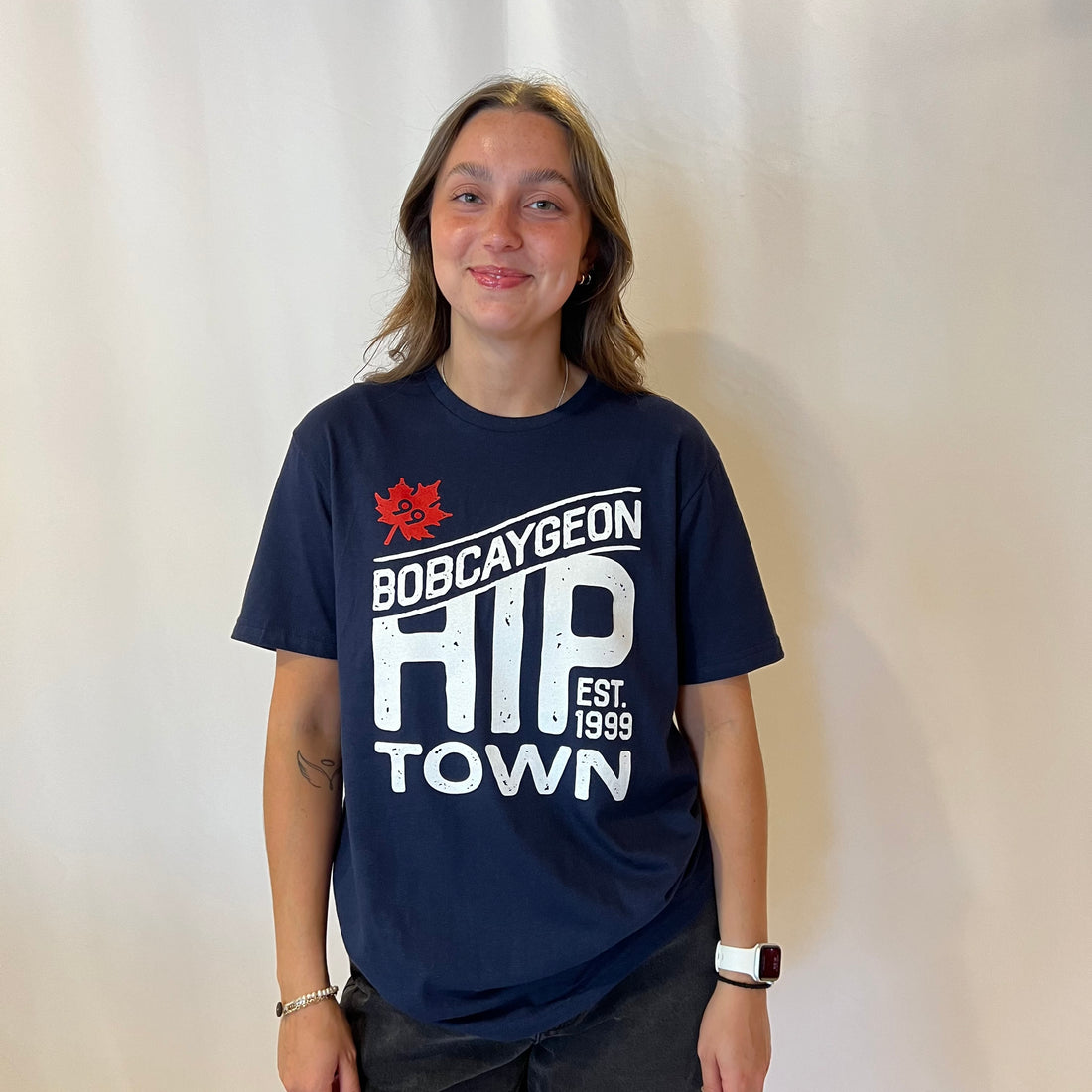 Hip-Town Bobcaygeon Stacked T-Shirt
