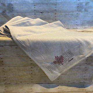 Bobcaygeon Fleece Maple Leaf Blanket